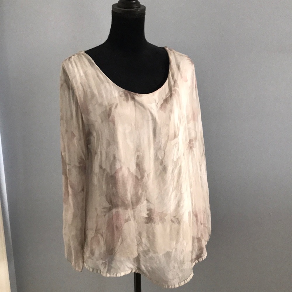 Made in Italy layered blouse